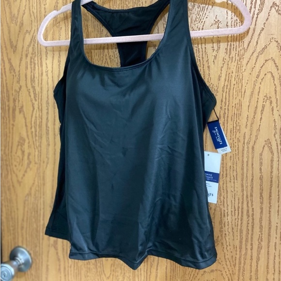 NWT Swimsuits For All Racer Back Tankini Top - Picture 3 of 3